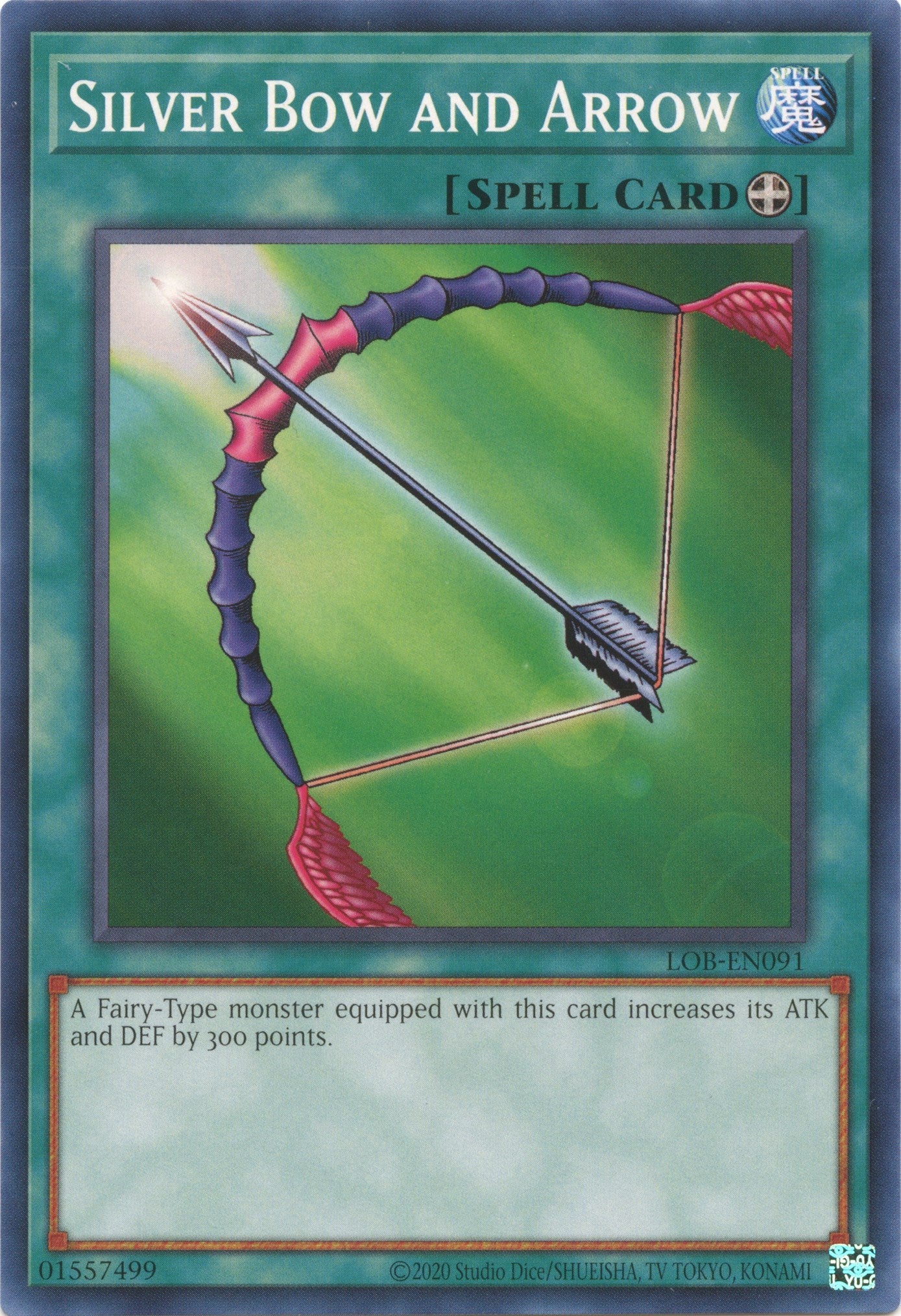Silver Bow and Arrow (25th Anniversary) [LOB-EN091] Common | Jomio and Rueliete's Cards and Comics