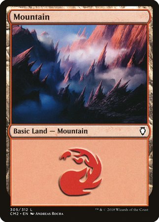 Mountain (305) [Commander Anthology Volume II] | Jomio and Rueliete's Cards and Comics