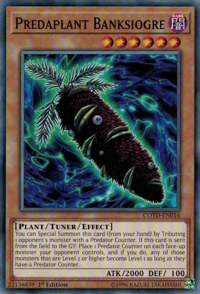 Predaplant Banksiogre [COTD-EN016] Common | Jomio and Rueliete's Cards and Comics