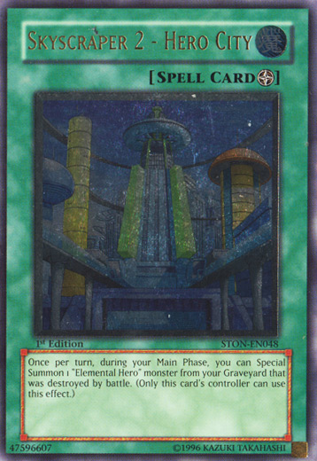 Skyscraper 2 - Hero City (UTR) [STON-EN048] Ultimate Rare | Jomio and Rueliete's Cards and Comics