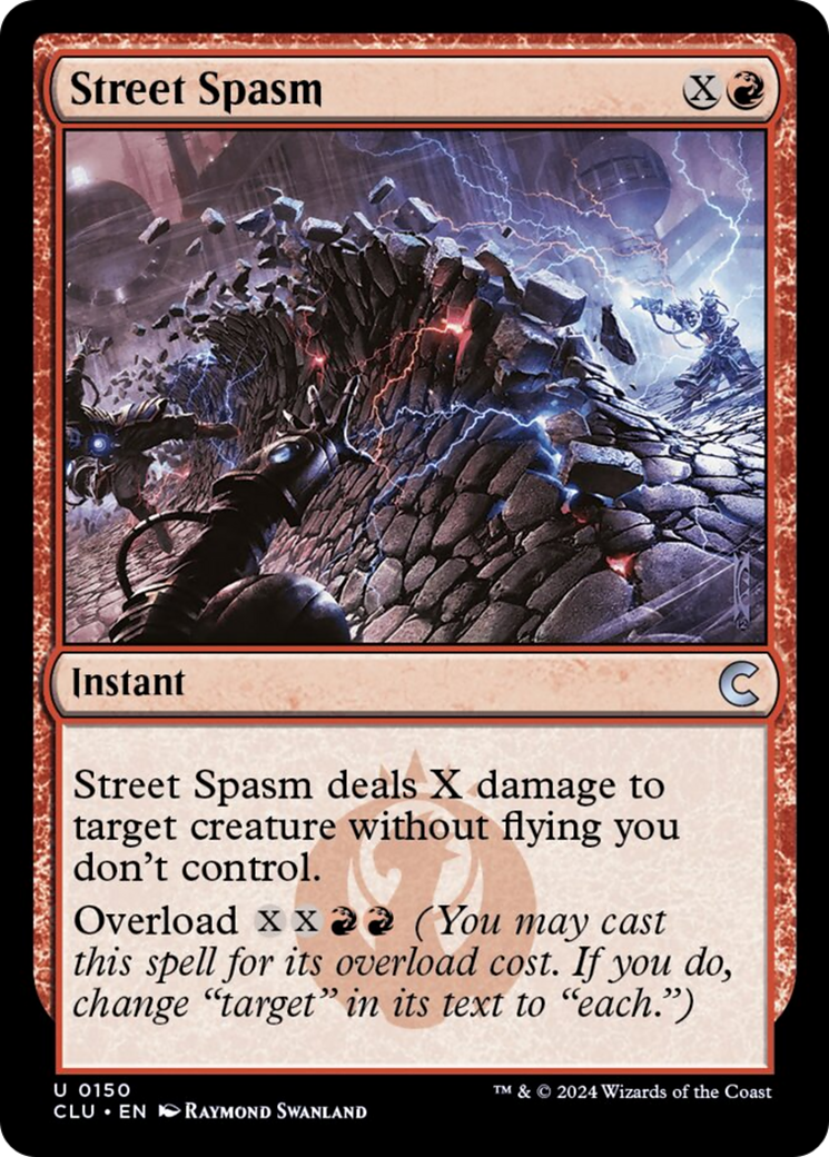 Street Spasm [Ravnica: Clue Edition] | Jomio and Rueliete's Cards and Comics