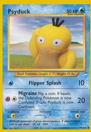 Psyduck (79/105) [Neo Destiny Unlimited] | Jomio and Rueliete's Cards and Comics