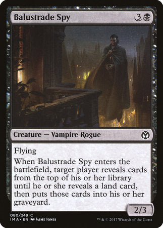 Balustrade Spy [Iconic Masters] | Jomio and Rueliete's Cards and Comics