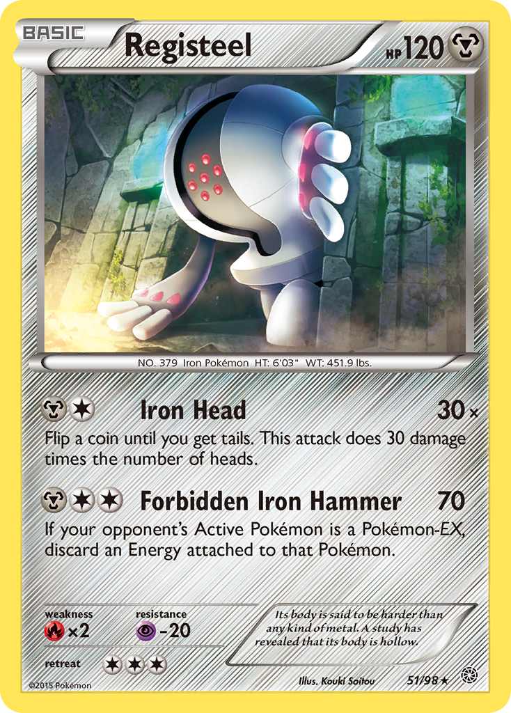 Registeel (51/98) [XY: Ancient Origins] | Jomio and Rueliete's Cards and Comics