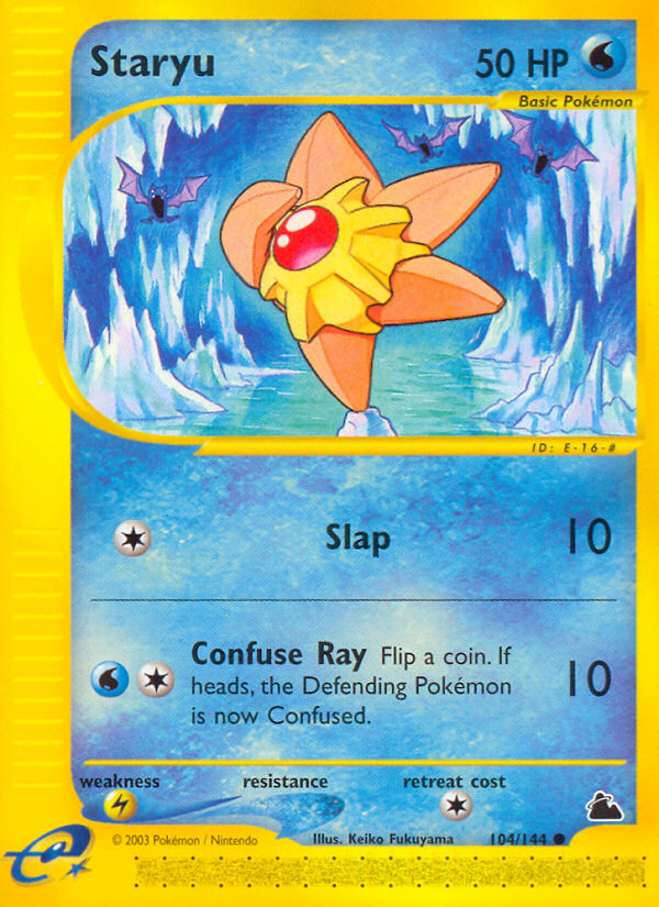 Staryu (104/144) [Skyridge] | Jomio and Rueliete's Cards and Comics