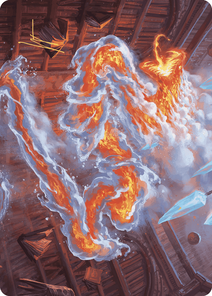 Scalding Viper Art Card (Gold-Stamped Signature) [Wilds of Eldraine Art Series] | Jomio and Rueliete's Cards and Comics
