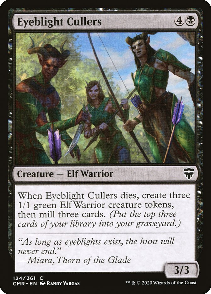 Eyeblight Cullers [Commander Legends] | Jomio and Rueliete's Cards and Comics