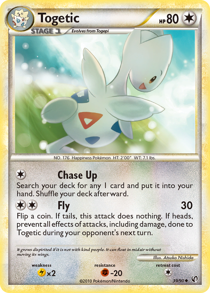 Togetic (39/90) [HeartGold & SoulSilver: Undaunted] | Jomio and Rueliete's Cards and Comics