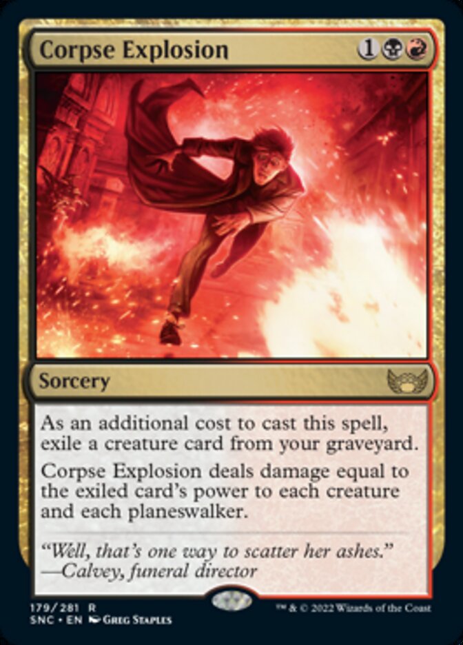 Corpse Explosion [Streets of New Capenna] | Jomio and Rueliete's Cards and Comics
