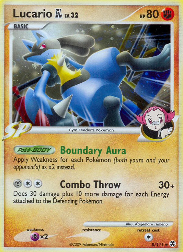 Lucario GL (8/111) [Platinum: Rising Rivals] | Jomio and Rueliete's Cards and Comics