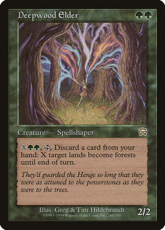Deepwood Elder [Mercadian Masques] | Jomio and Rueliete's Cards and Comics