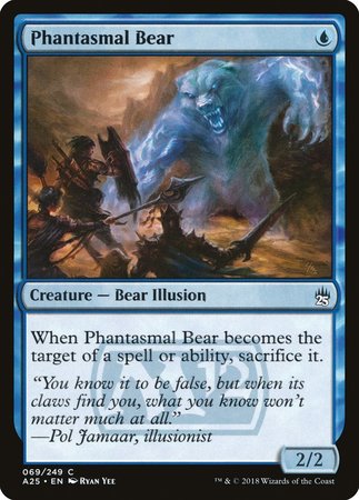 Phantasmal Bear [Masters 25] | Jomio and Rueliete's Cards and Comics