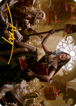 Gisa, Glorious Resurrector Art Card (Gold-Stamped Signature) [Innistrad: Midnight Hunt Art Series] | Jomio and Rueliete's Cards and Comics