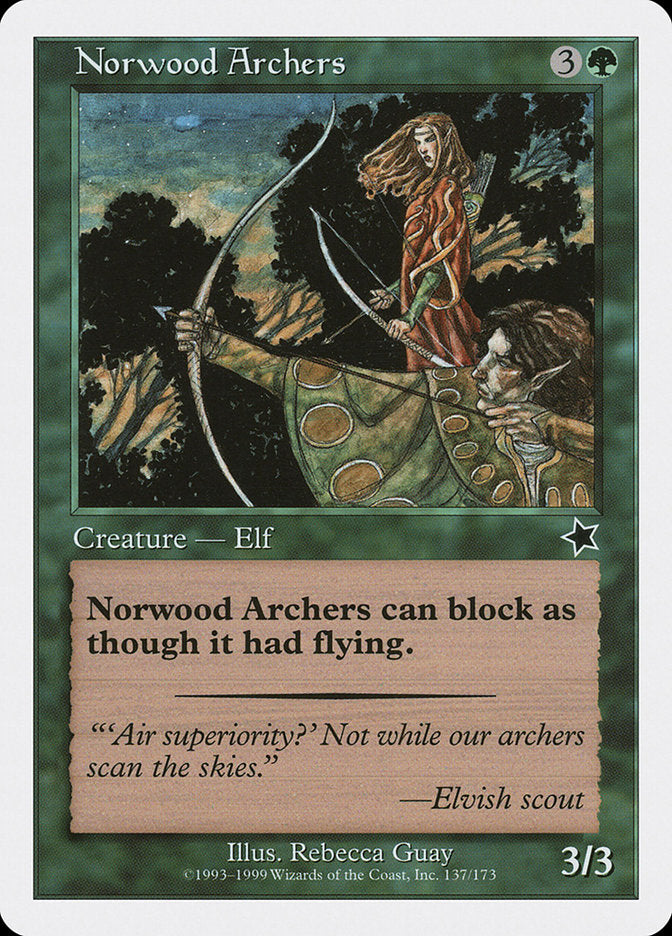 Norwood Archers [Starter 1999] | Jomio and Rueliete's Cards and Comics
