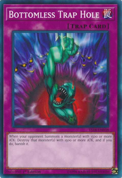 Bottomless Trap Hole [YS18-EN038] Common | Jomio and Rueliete's Cards and Comics