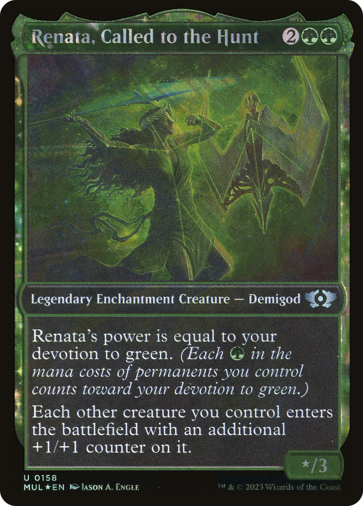Renata, Called to the Hunt (Halo Foil) [Multiverse Legends] | Jomio and Rueliete's Cards and Comics