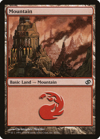 Mountain (60) [Duel Decks: Jace vs. Chandra] | Jomio and Rueliete's Cards and Comics