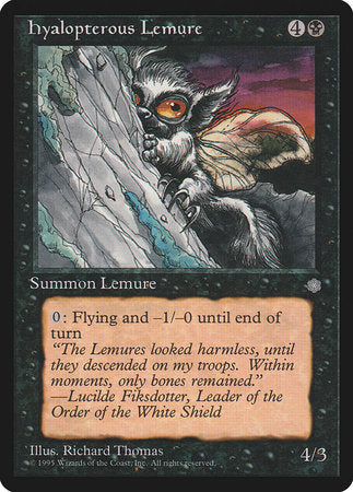 Hyalopterous Lemure [Ice Age] | Jomio and Rueliete's Cards and Comics
