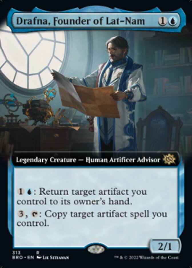 Drafna, Founder of Lat-Nam (Extended Art) [The Brothers' War] | Jomio and Rueliete's Cards and Comics