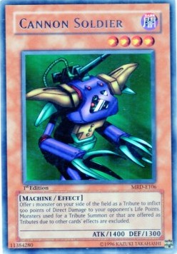 Cannon Soldier [MRD-E106] Rare | Jomio and Rueliete's Cards and Comics