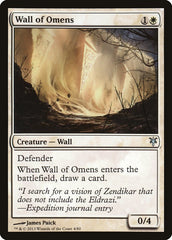 Wall of Omens [Duel Decks: Sorin vs. Tibalt] | Jomio and Rueliete's Cards and Comics