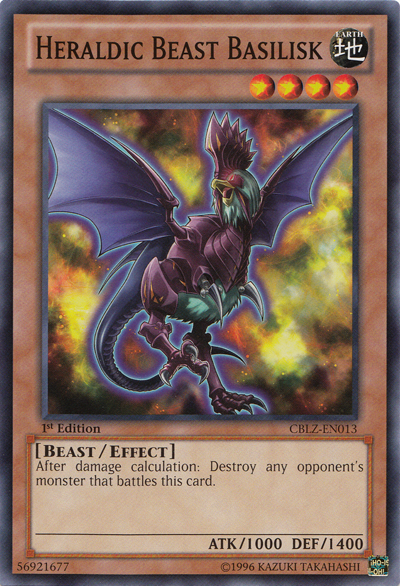 Heraldic Beast Basilisk [CBLZ-EN013] Common | Jomio and Rueliete's Cards and Comics