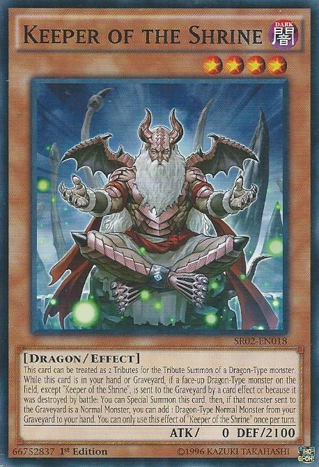 Keeper of the Shrine [SR02-EN018] Common | Jomio and Rueliete's Cards and Comics