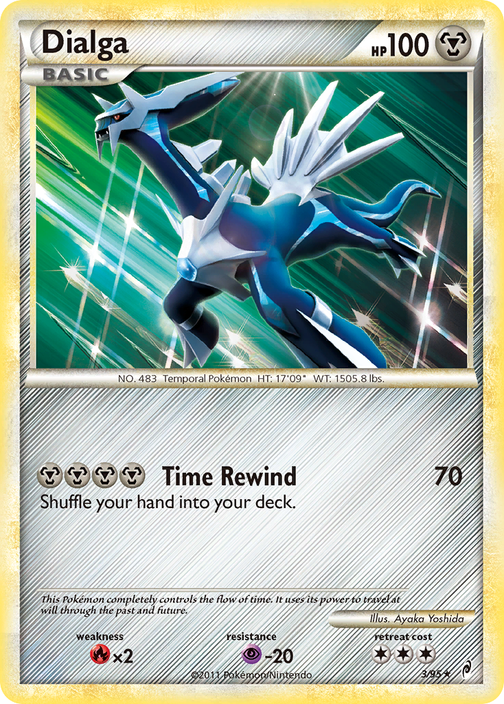 Dialga (3/95) [HeartGold & SoulSilver: Call of Legends] | Jomio and Rueliete's Cards and Comics