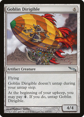 Goblin Dirigible [Mirrodin] | Jomio and Rueliete's Cards and Comics