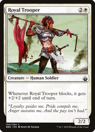 Royal Trooper [Battlebond] | Jomio and Rueliete's Cards and Comics