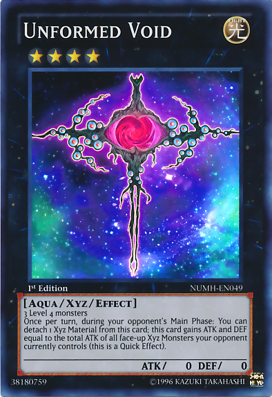 Unformed Void [NUMH-EN049] Super Rare | Jomio and Rueliete's Cards and Comics
