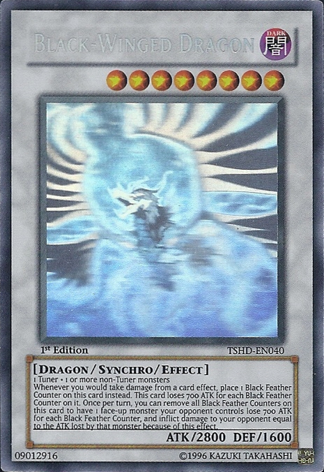Black-Winged Dragon [TSHD-EN040] Ghost Rare | Jomio and Rueliete's Cards and Comics