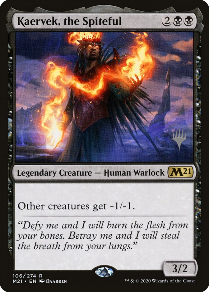 Kaervek, the Spiteful (Promo Pack) [Core Set 2021 Promos] | Jomio and Rueliete's Cards and Comics