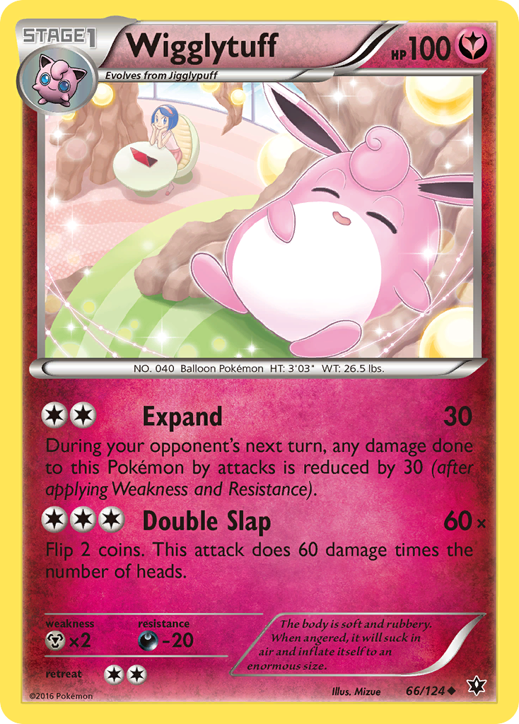 Wigglytuff (66/124) [XY: Fates Collide] | Jomio and Rueliete's Cards and Comics