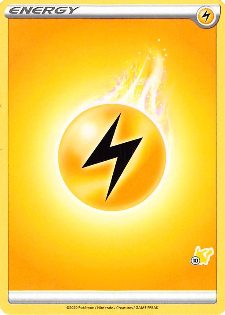 Lightning Energy (Pikachu Stamp #10) [Battle Academy 2022] | Jomio and Rueliete's Cards and Comics