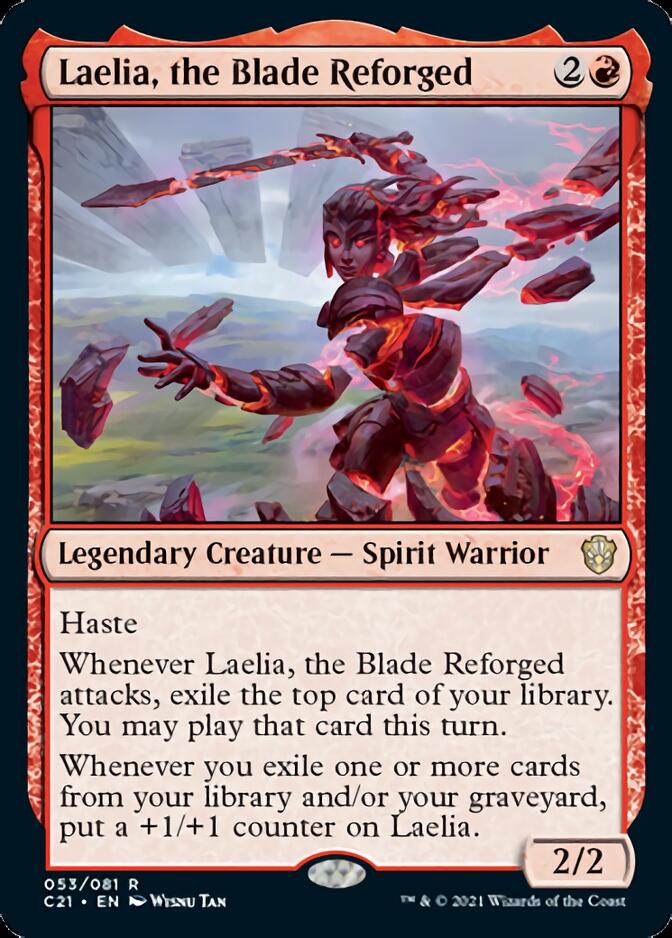 Laelia, the Blade Reforged [Commander 2021] | Jomio and Rueliete's Cards and Comics