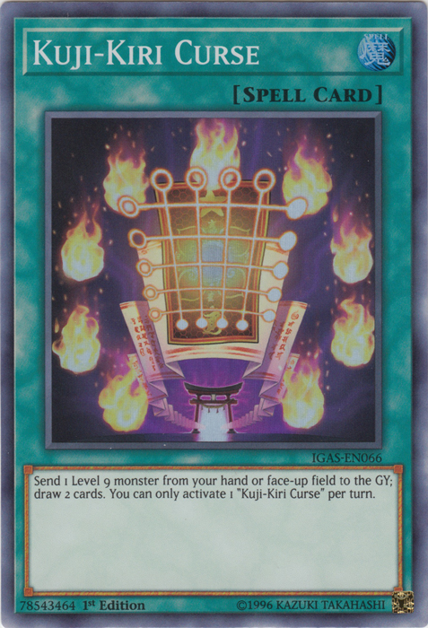 Kuji-Kiri Curse [IGAS-EN066] Super Rare | Jomio and Rueliete's Cards and Comics
