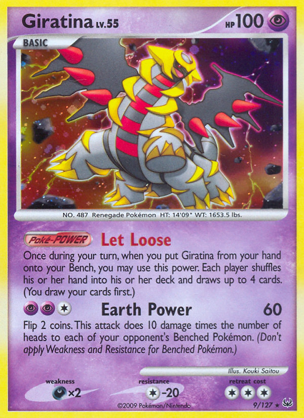 Giratina (9/127) [Platinum: Base Set] | Jomio and Rueliete's Cards and Comics
