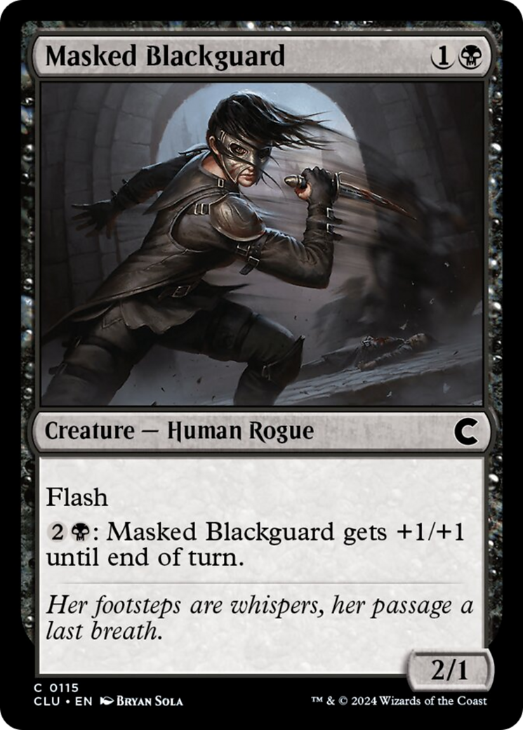 Masked Blackguard [Ravnica: Clue Edition] | Jomio and Rueliete's Cards and Comics