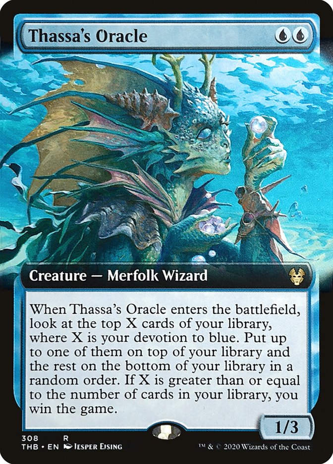 Thassa's Oracle (Extended Art) [Theros Beyond Death] | Jomio and Rueliete's Cards and Comics