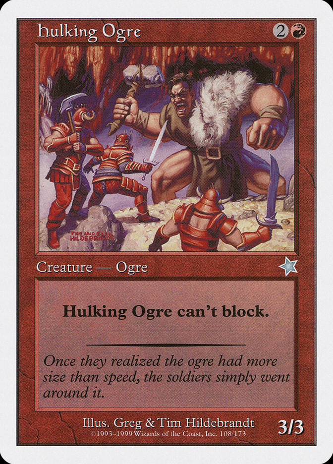 Hulking Ogre [Starter 1999] | Jomio and Rueliete's Cards and Comics