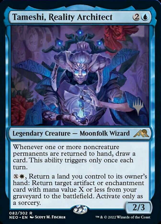 Tameshi, Reality Architect (Promo Pack) [Kamigawa: Neon Dynasty Promos] | Jomio and Rueliete's Cards and Comics