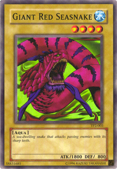 Giant Red Seasnake [TP2-003] Super Rare | Jomio and Rueliete's Cards and Comics