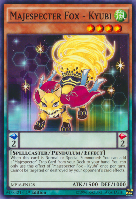 Majespecter Fox - Kyubi [MP16-EN128] Common | Jomio and Rueliete's Cards and Comics