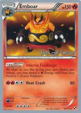 Emboar (20/114) (Twinboar - David Cohen) [World Championships 2011] | Jomio and Rueliete's Cards and Comics