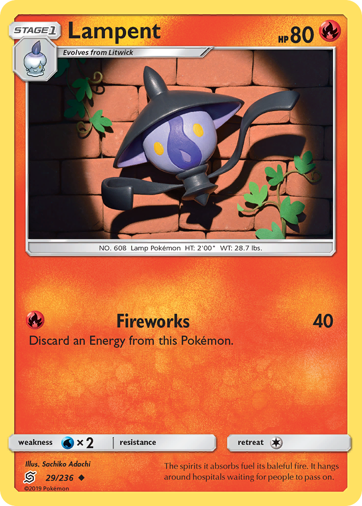 Lampent (29/236) [Sun & Moon: Unified Minds] | Jomio and Rueliete's Cards and Comics