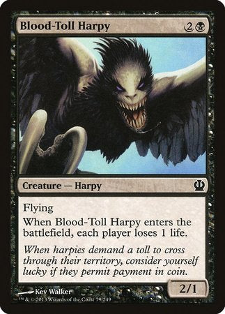 Blood-Toll Harpy [Theros] | Jomio and Rueliete's Cards and Comics