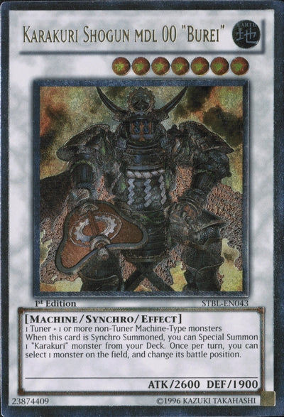 Karakuri Shogun mdl 00 "Burei" [STBL-EN043] Ultimate Rare | Jomio and Rueliete's Cards and Comics