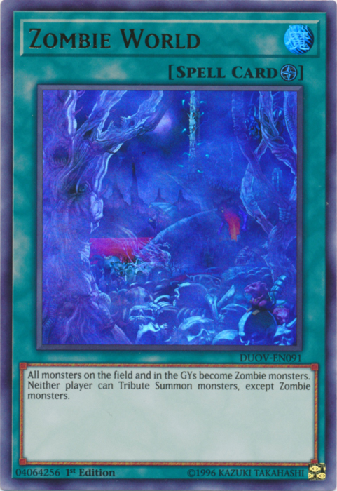 Zombie World [DUOV-EN091] Ultra Rare | Jomio and Rueliete's Cards and Comics