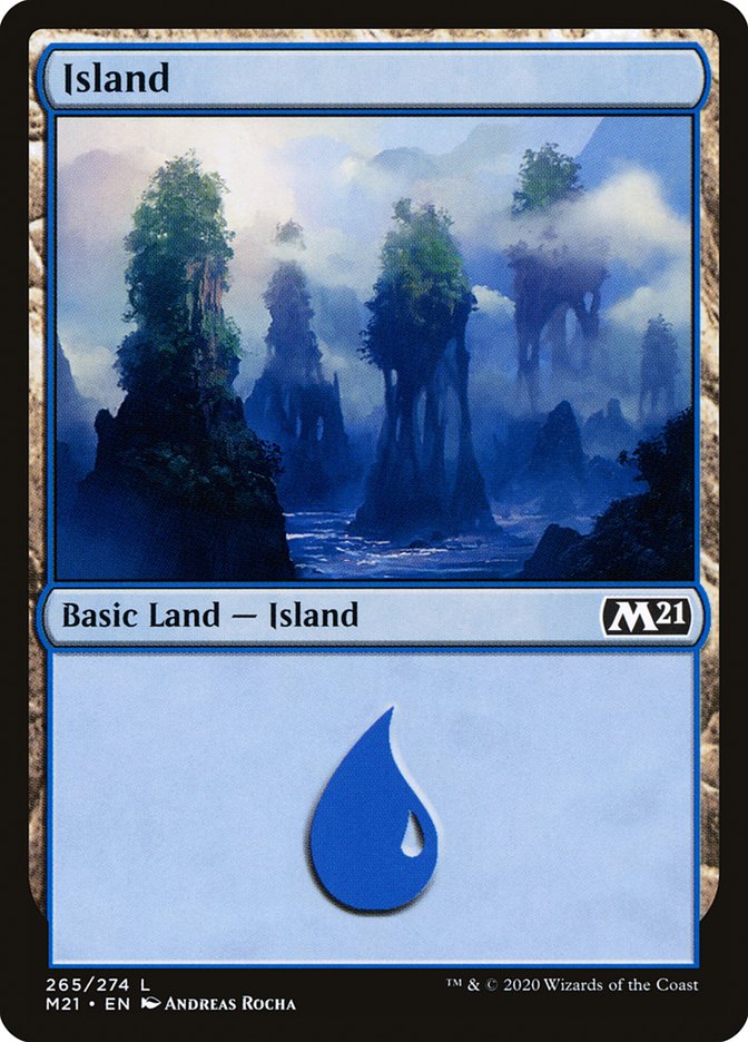 Island (265) [Core Set 2021] | Jomio and Rueliete's Cards and Comics